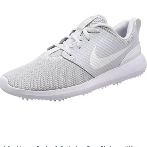 Nike Other - Nike Mens Roshe Golf Spiked Shoes Pure Platinum # AA1837-002 Size 11